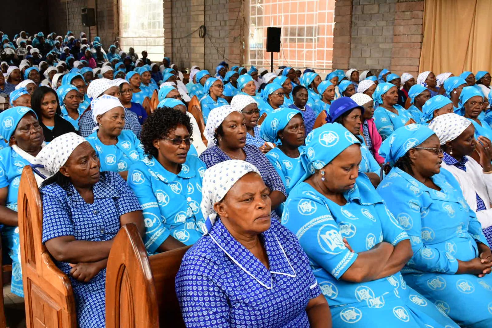 MOTHERS UNION ANNUAL RALLY PAINTS CATHEDRAL BLUE