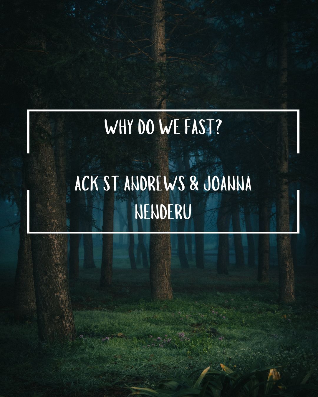 Why do we fast - Prayer For the Country