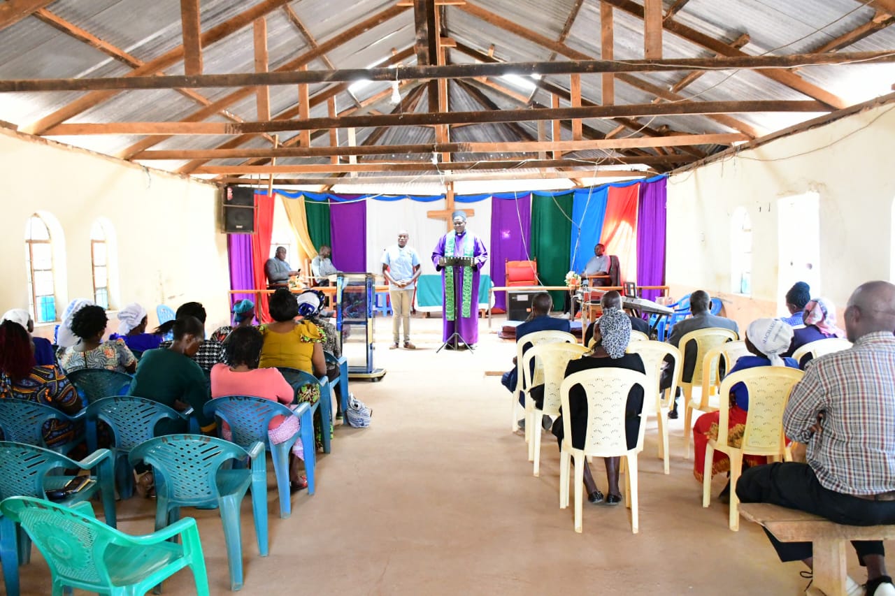 BISHOP CHARLES VISITS DISTANT PARISHES IN KIBAUNI