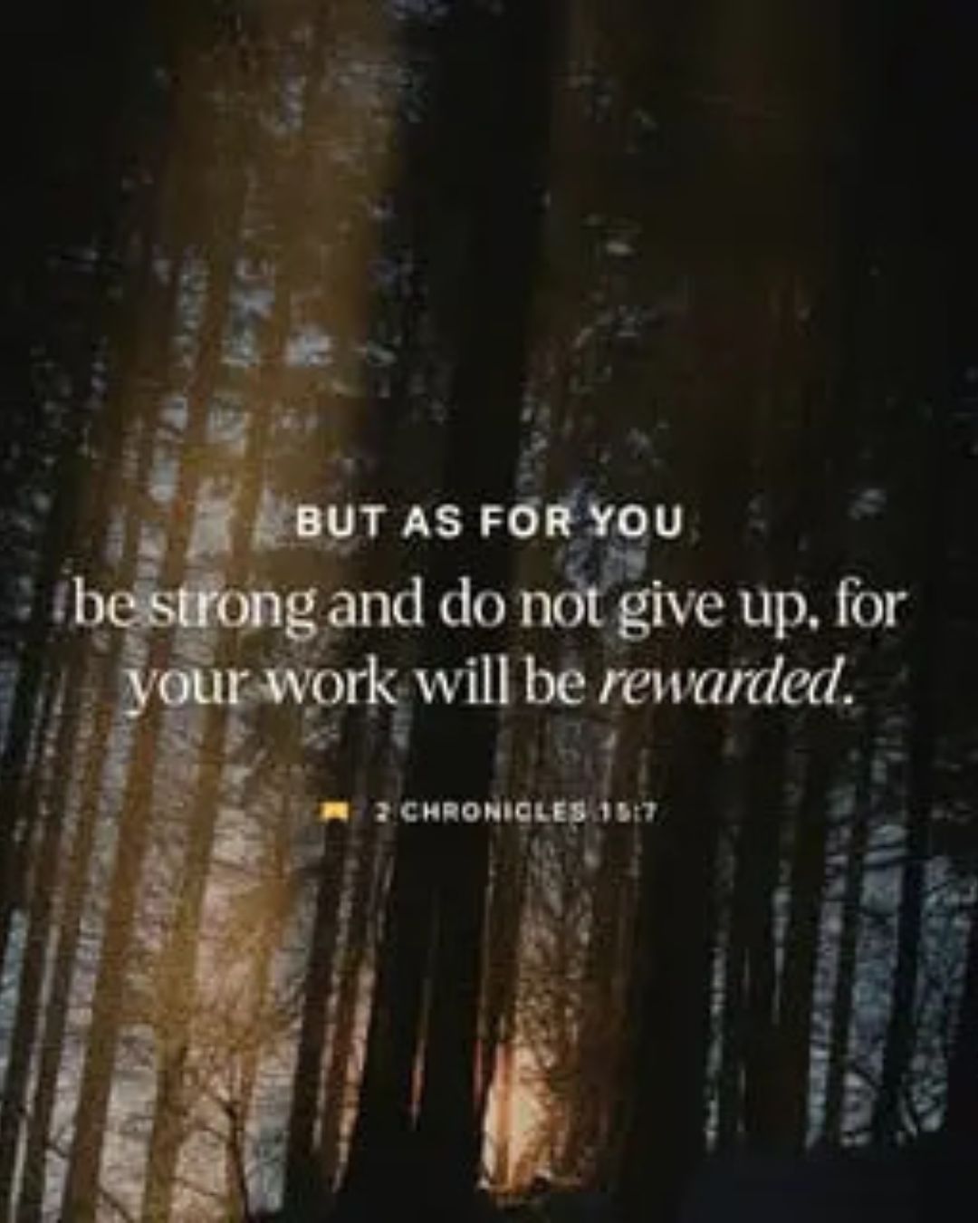 Take courage Do not let your hands be weak