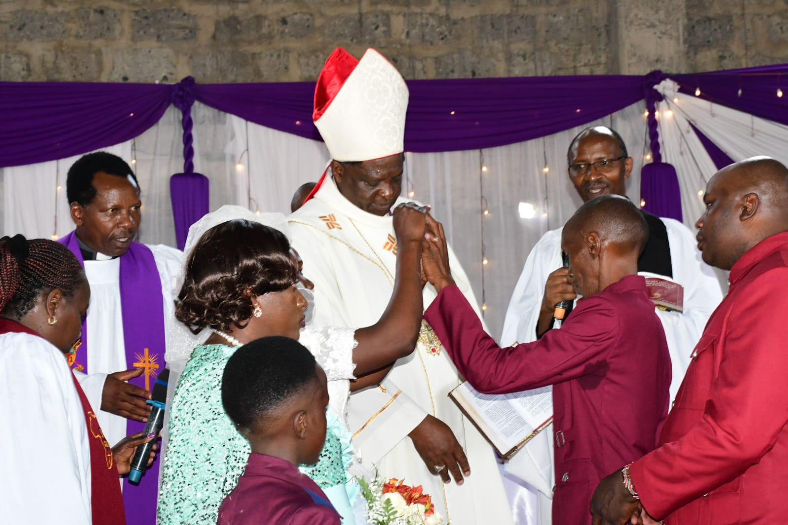 SERVICE OF LAYING OF THE FOUNDATION STONE HELD AT ST. MARKS KANUNGA