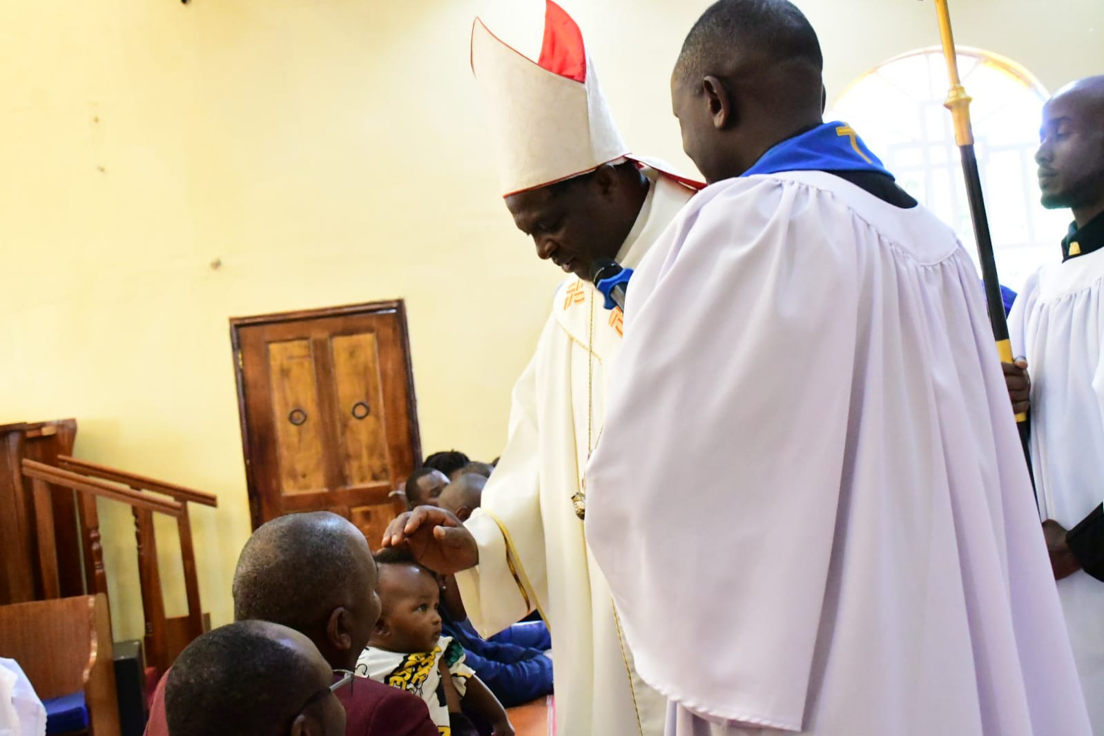 BABIES NATHAN ELIANA & YITZHAK BAPTISED IN COLOURFUL CEREMONY 