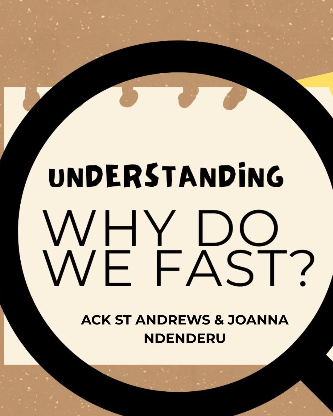 Devotions - Why do we fast?