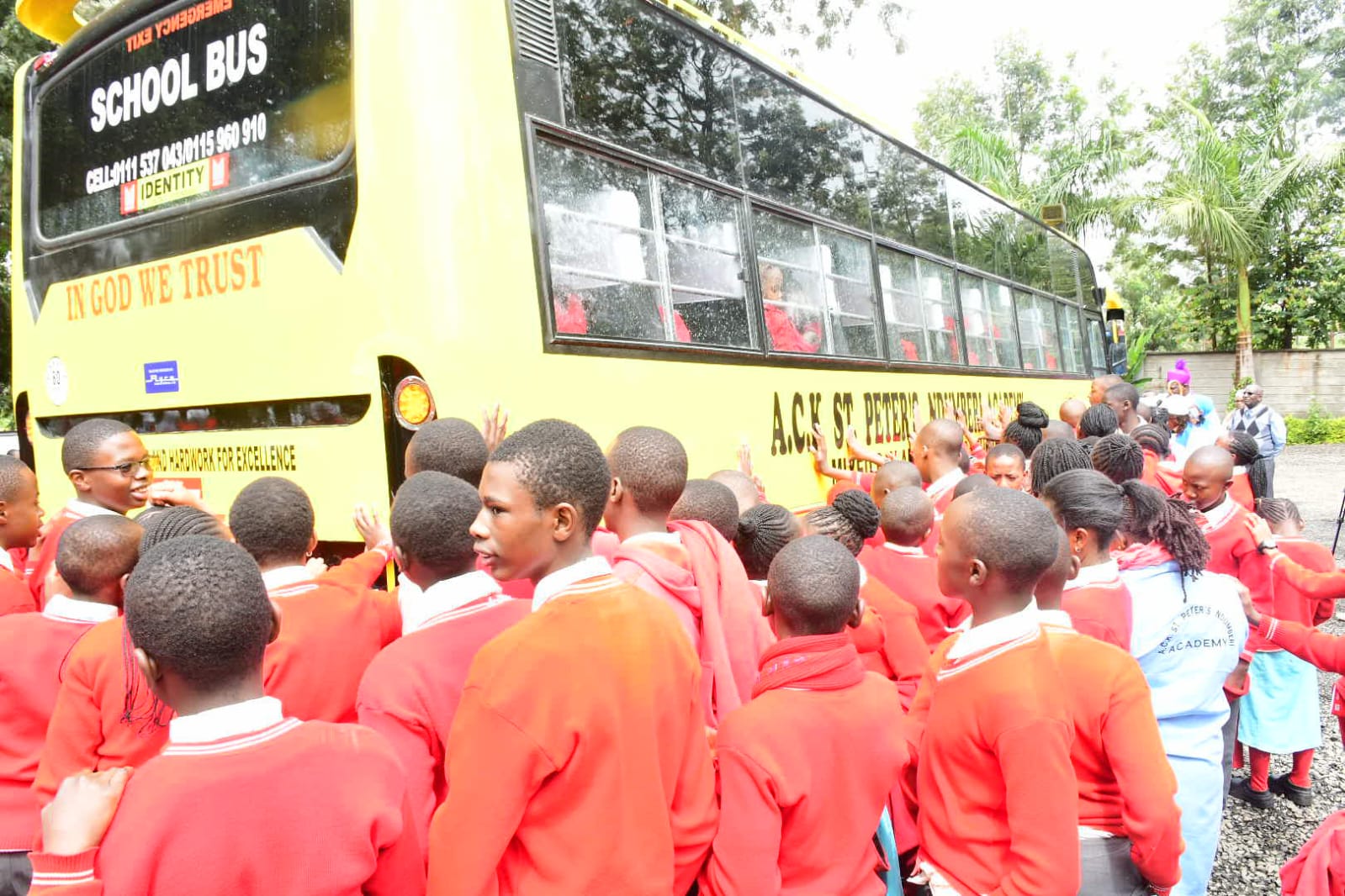 Brand New Bus & Boarding Masters Residence Blessed at ACK ST. Peters Ndumberi Ac