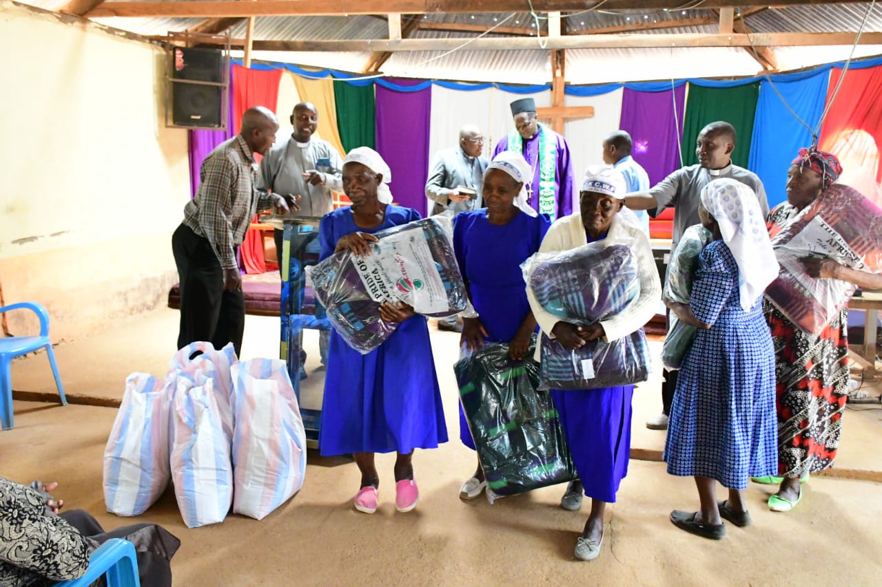 BISHOP CHARLES VISITS DISTANT PARISHES IN KIBAUNI