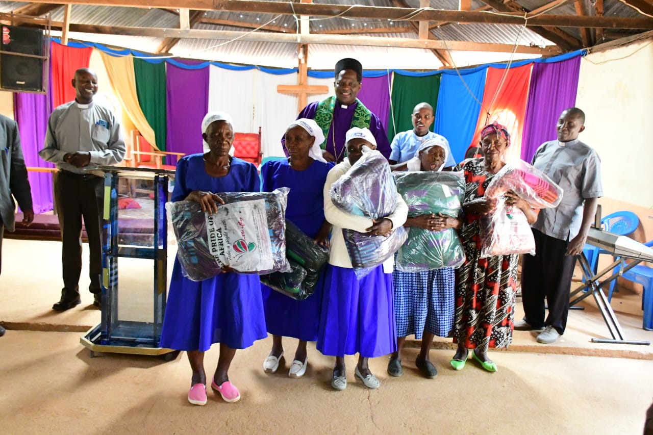 BISHOP CHARLES VISITS DISTANT PARISHES IN KIBAUNI