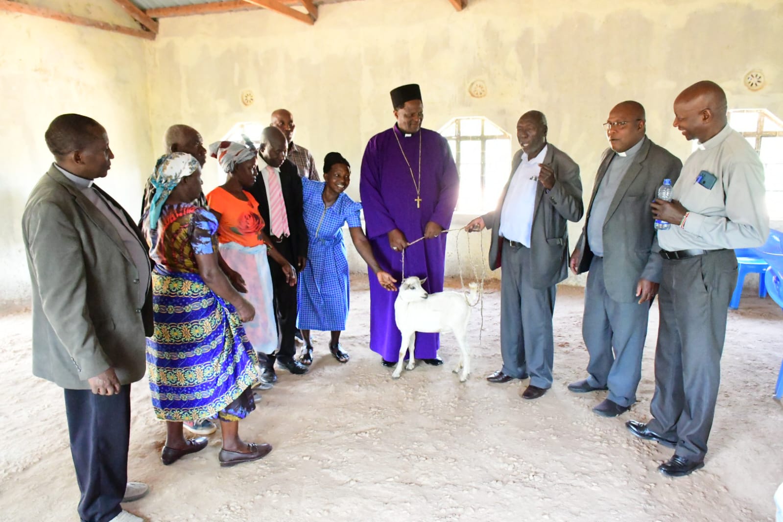 BISHOP CHARLES VISITS DISTANT PARISHES IN KIBAUNI
