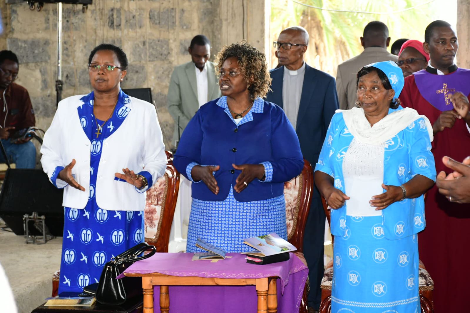 SERVICE OF LAYING OF THE FOUNDATION STONE HELD AT ST. MARKS KANUNGA